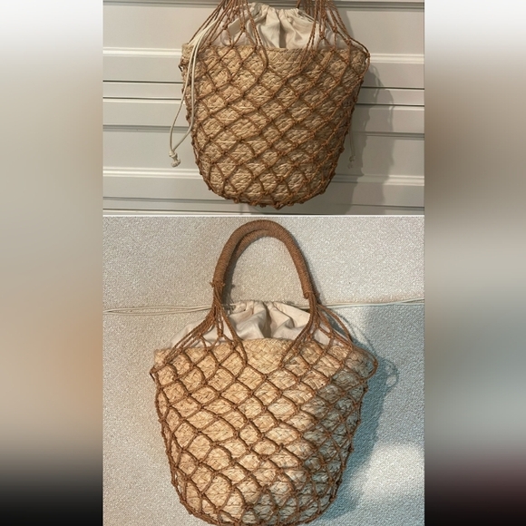 J. Crew Handbags - JCrew raffia bag